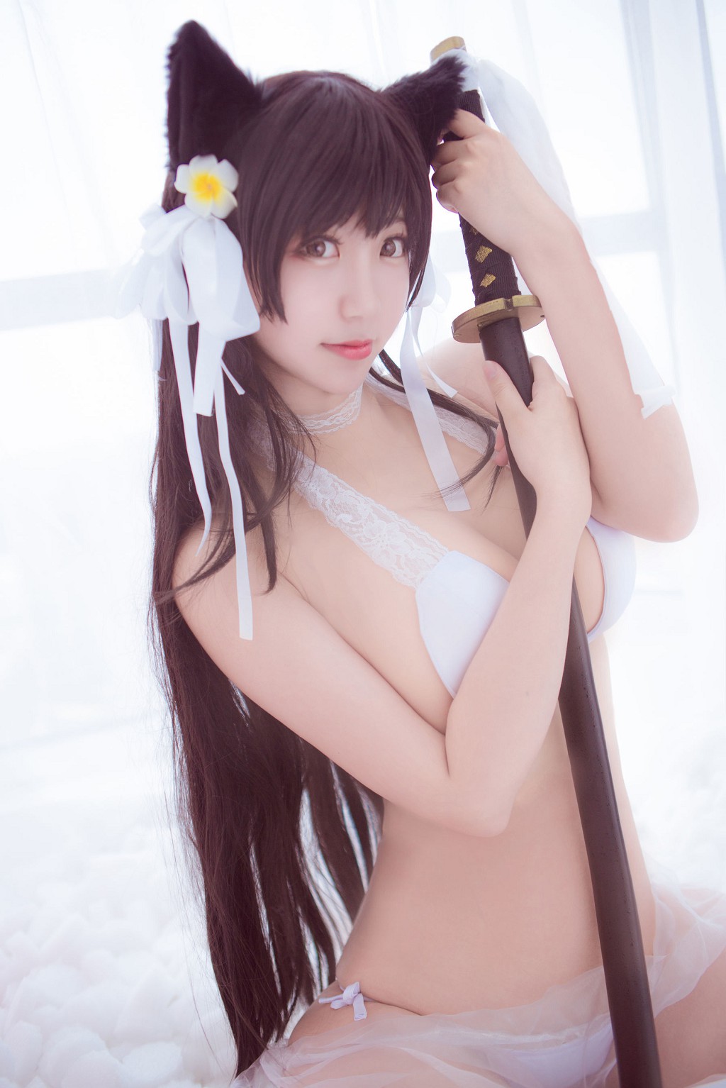 童颜巨乳校园JKCosplay爱宕泳衣百合女女私房互脱高清写真