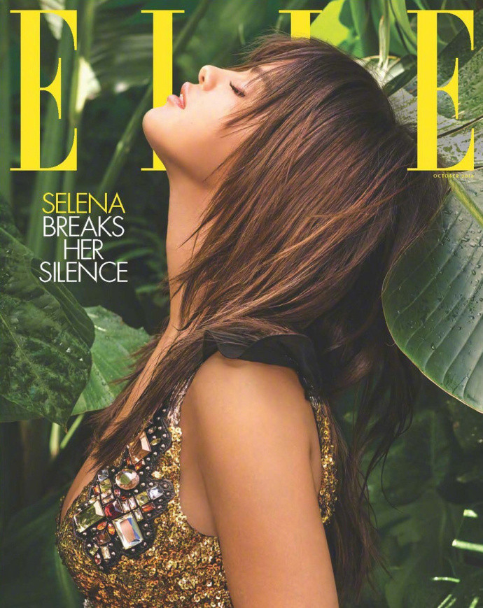 欧美美女明星Selena Gomez登上《ELLE US》十月刊封面