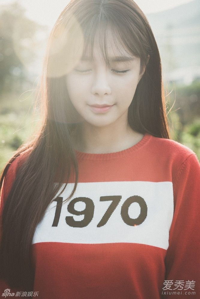 湖南美女明星沈梦辰清新脱俗唯美写真