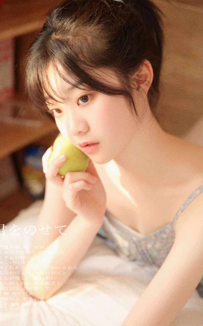 90后睡衣靓女清纯写真,迷人短裙睡衣美女高清壁纸
