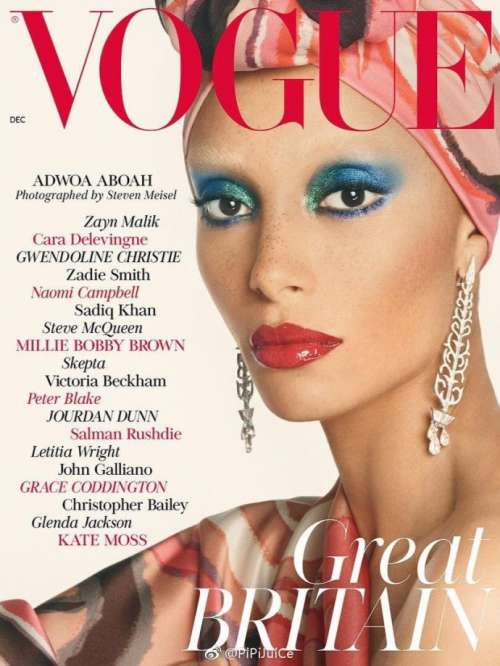 欧美美女模特拍摄VOGUE UK 十二月封面大片稳赢