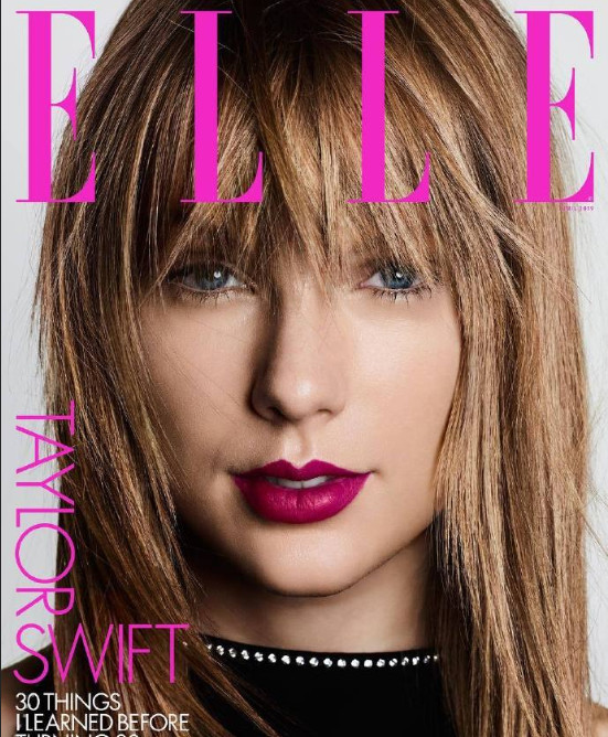 欧美美女歌手Taylor Swift《ELLE》四月刊封面图片