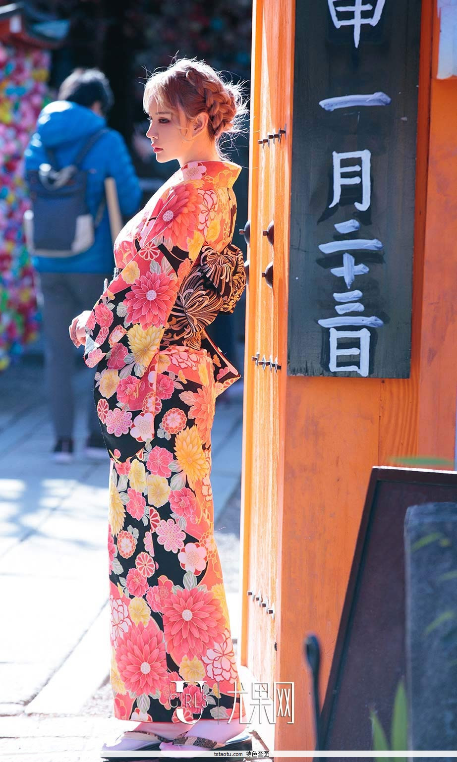 青树&萌琪琪情迷日本 真人芭比精灵女神