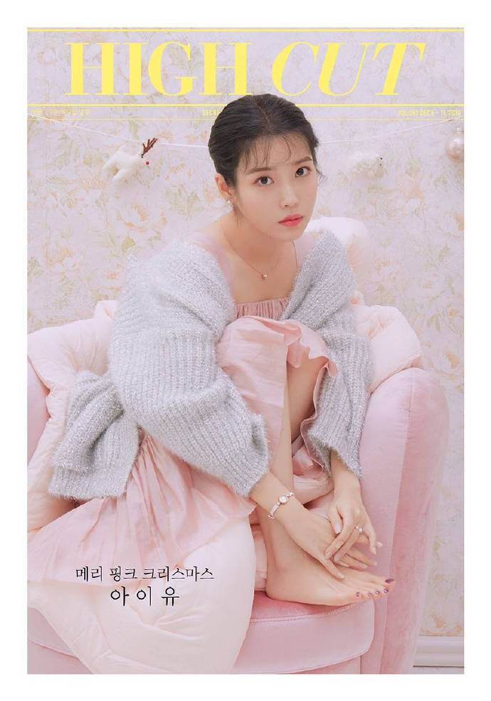 韩国美女明星IU 《HIGH CUT》新刊封面图片