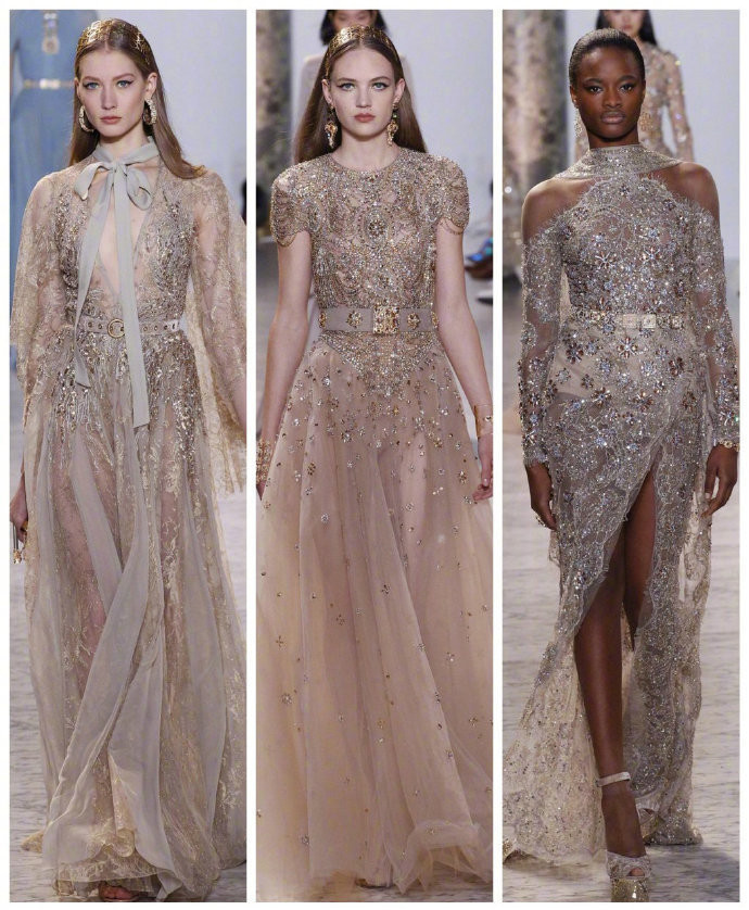 迪拜名媛婚纱礼服品牌Elie Saab 秋冬高级定制