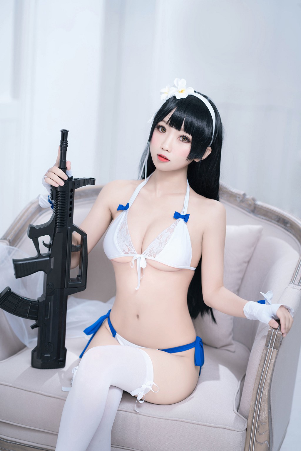 瓷娃娃鬼畜瑶童颜巨乳萝莉三点式Cosplay福利私房诱惑写真集