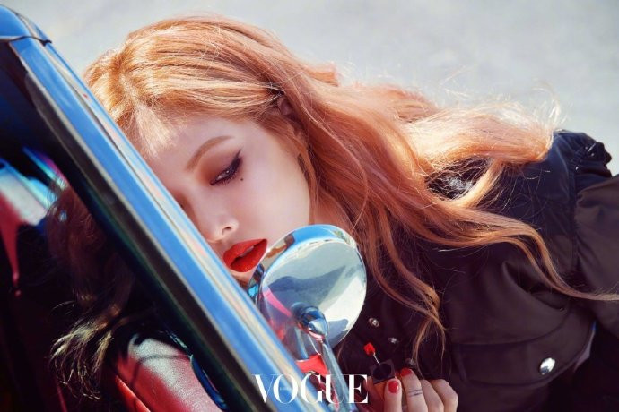 韩国美女图片 小野马金泫雅《Vogue》五月号性感