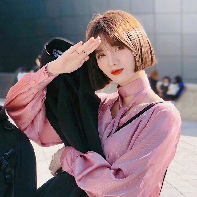 韩国美女模特闵智媛甜美气质图片