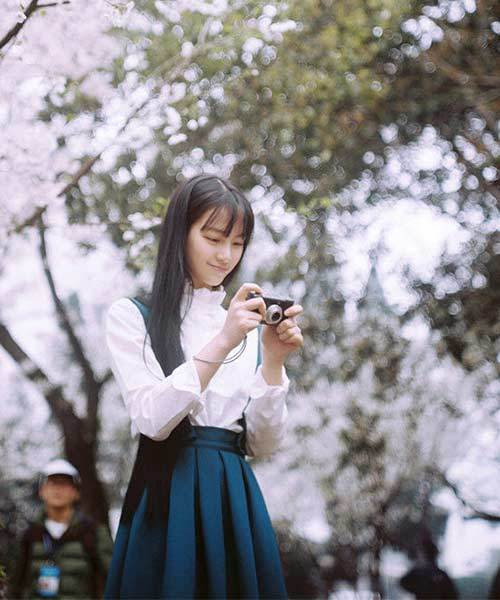 宅男福利武大樱花女神黄灿灿唯美写真