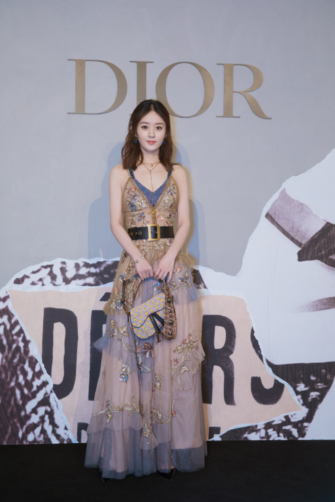 赵丽颖图片_河北美女明星赵丽颖高贵典雅复古长
