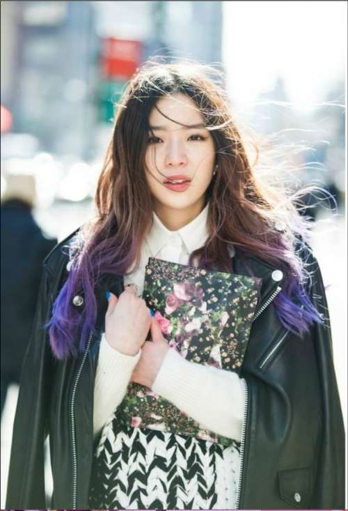 美籍韩裔的当红IT Girl韩国美女艾琳欧尼街拍图片