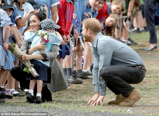 英国王室哈里王子和Meghan Markle澳大利亚拜访之旅