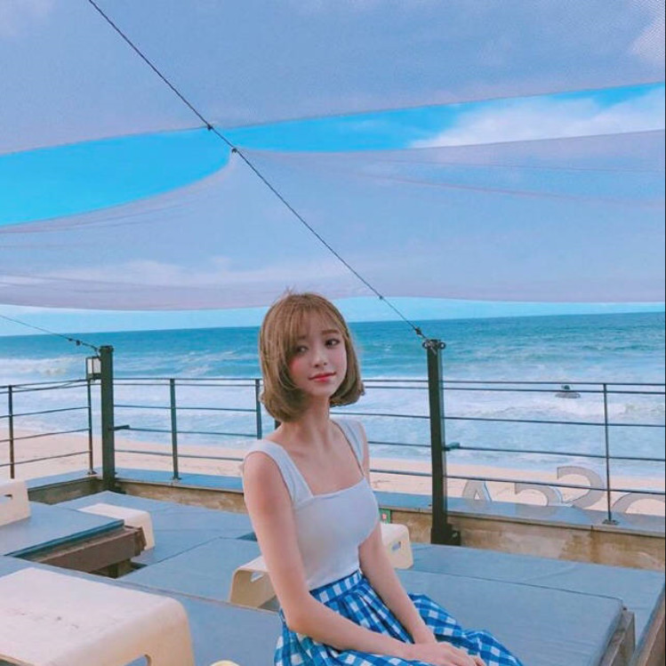 韩国美女网红姜泰莉发色发型脸型都好美图片