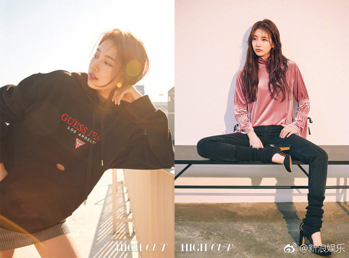 韩国美女明星秀智拍摄的《HIGH CUT》最新画报成熟