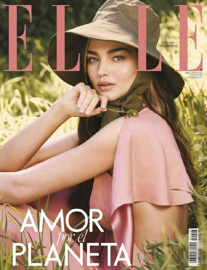 欧美美女明星Miranda Kerr《ELLE Spain》舒适田园系大片