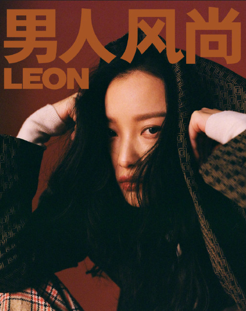 中国明星美女倪妮 x LEON《男人风尚》烈焰女郎封面图片