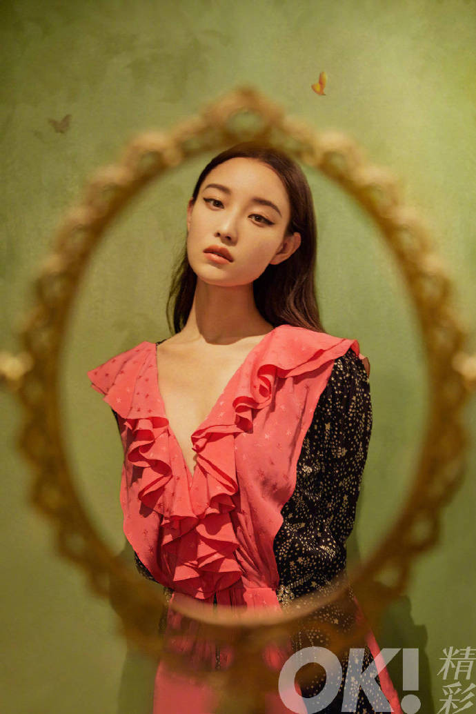 南京美女明星倪妮《OK!精彩》四月刊封面图片