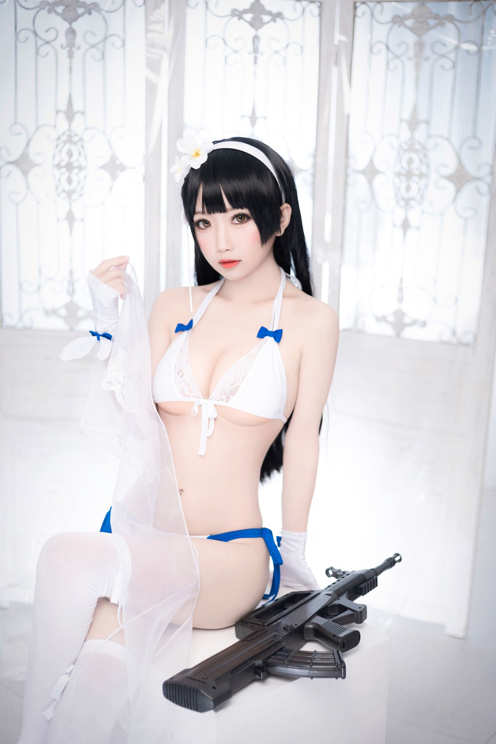 瓷娃娃鬼畜瑶童颜巨乳萝莉三点式Cosplay福利私房诱惑写真集