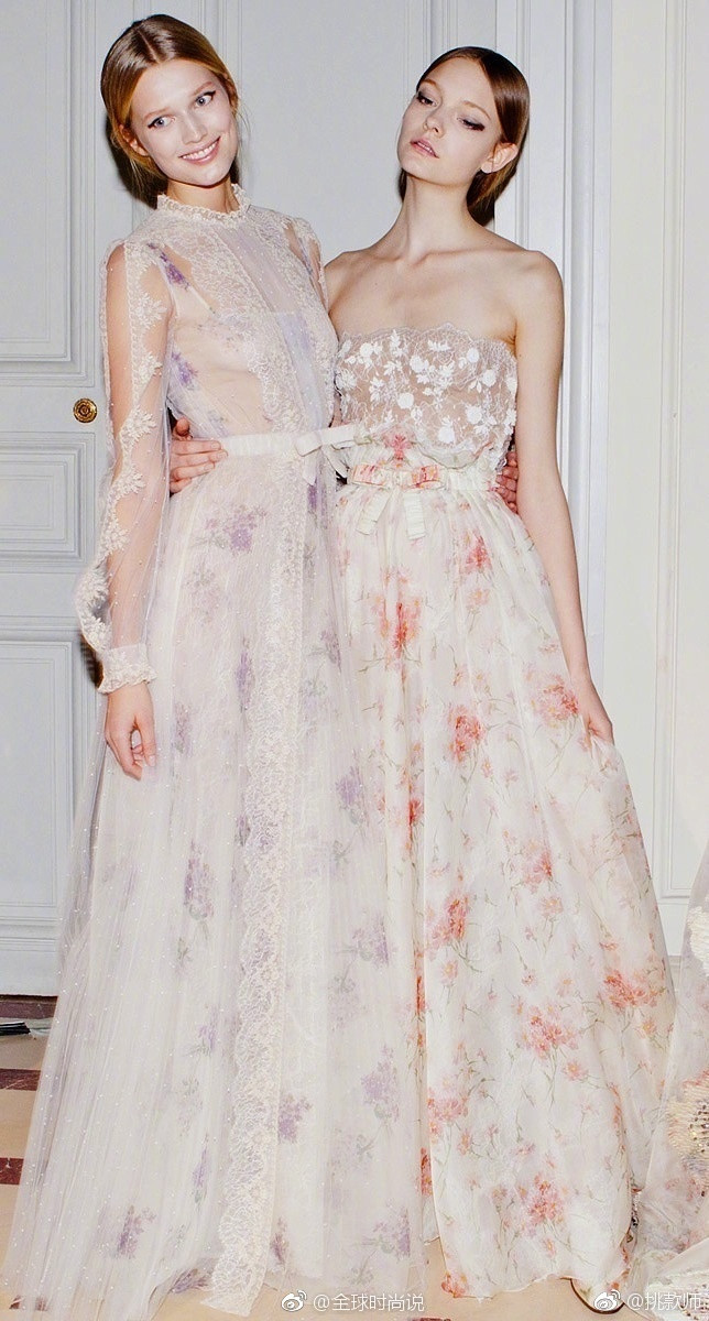 欧美美女Valentino spring2017details抨击少女心图片