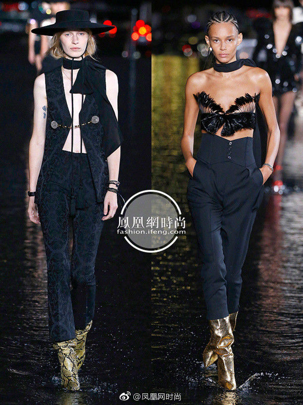 欧美时尚品牌YvesSaintLaurent2019春夏时装周