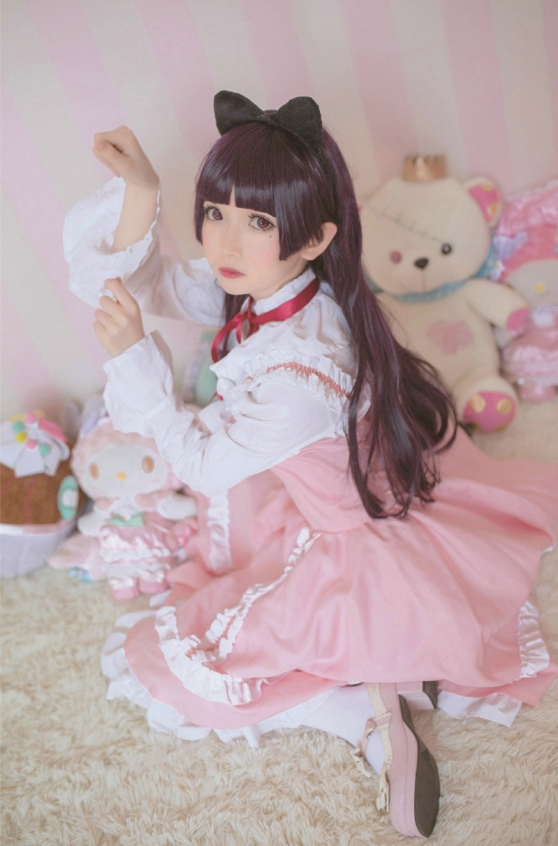 洛丽塔萝莉少女超可爱白丝长袜猫耳写真