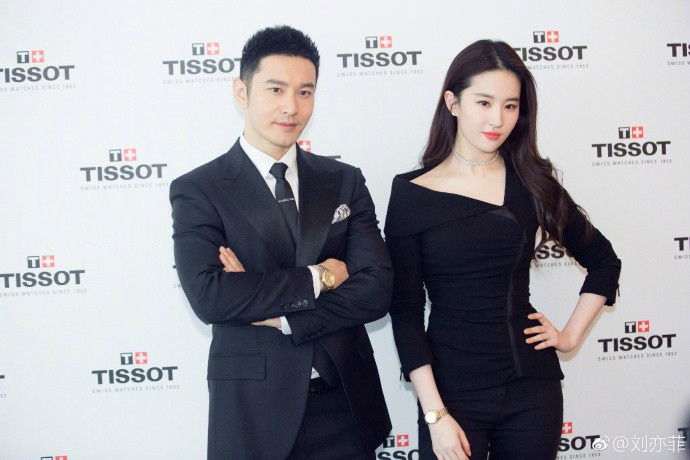小仙女刘亦菲黑裙出席活动唯美图片