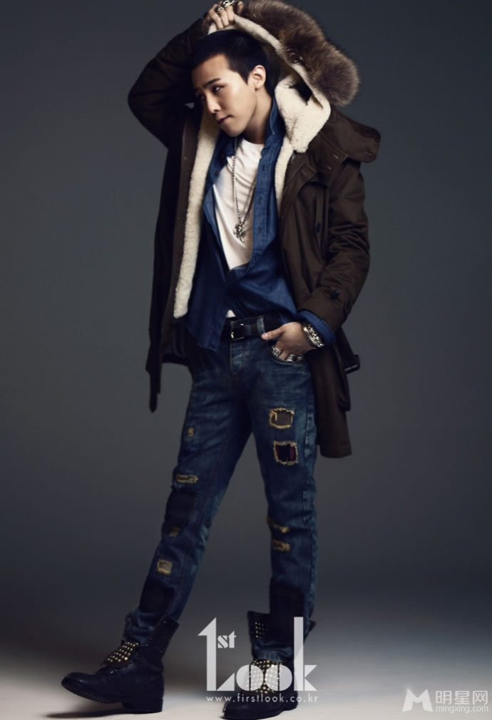 韩国男明星帅哥权志龙1stLook杂志写真图集