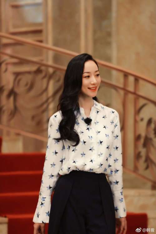 北京美女明星韩雪身临其境现场美图