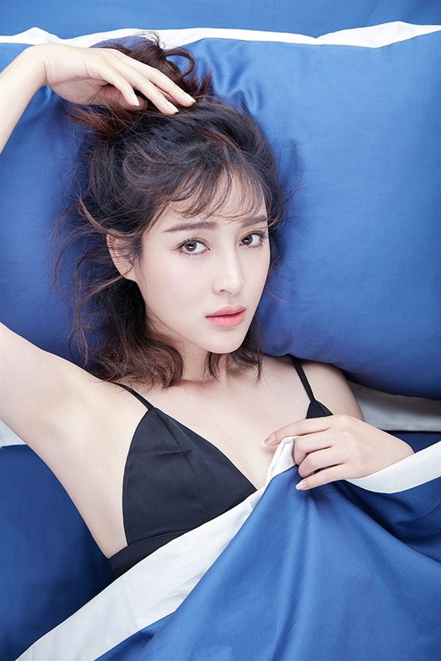 美女明星甘婷婷初秋写真苹果手机壁纸