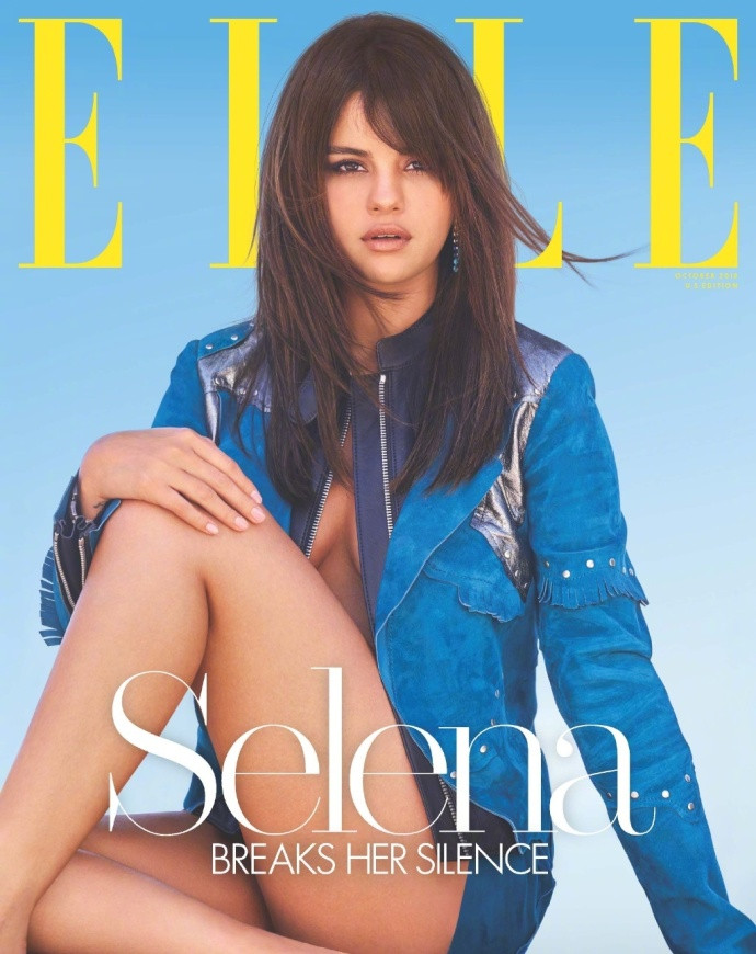 欧美美女明星Selena Gomez登上《ELLE US》十月刊封面