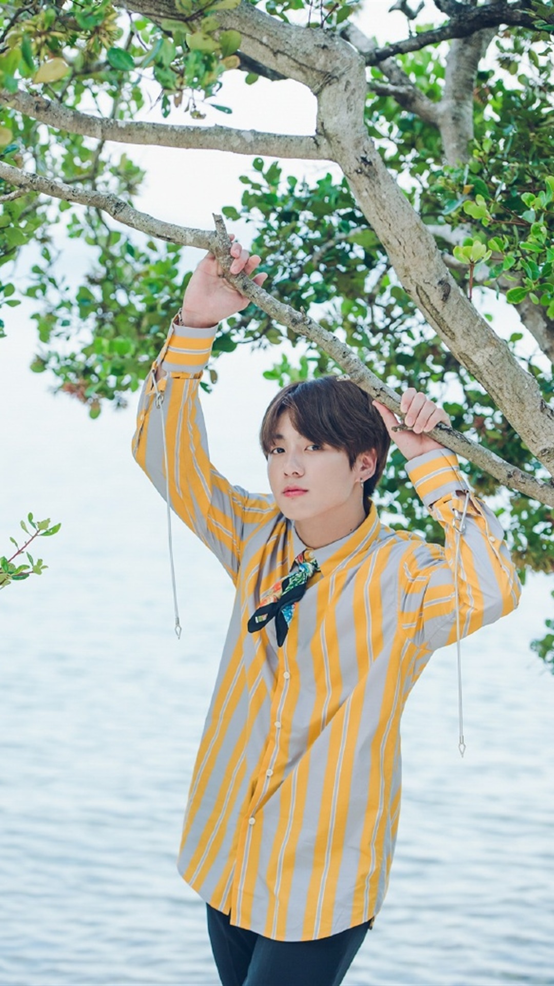 防弹少年团BTS夏日party手机壁纸