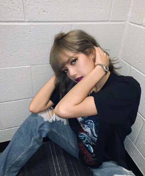 韩国美女图片 BLACKPINK成员lisa可爱图片