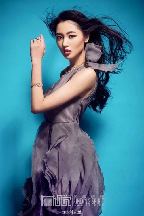 太子妃东北美女明星张天爱早期写真