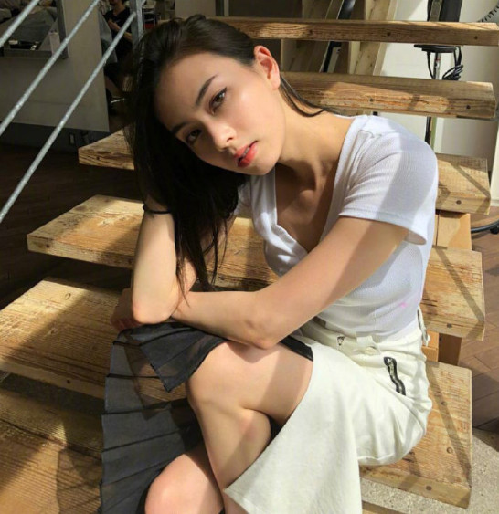 混血美女图片 中美混血模特​​​​Lauren tsai图