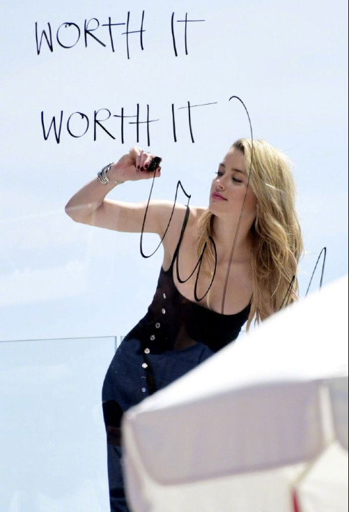 欧美美女图片 海后Amber Heard 戛纳电影节街拍图片