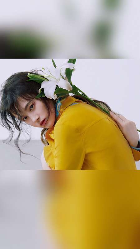 鞠婧祎肤白貌美性感写真图片手机壁纸