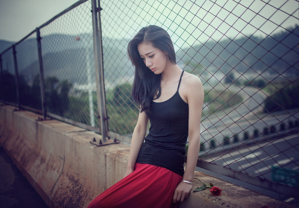 唯美清纯可爱女生_气质美女意境写真图片