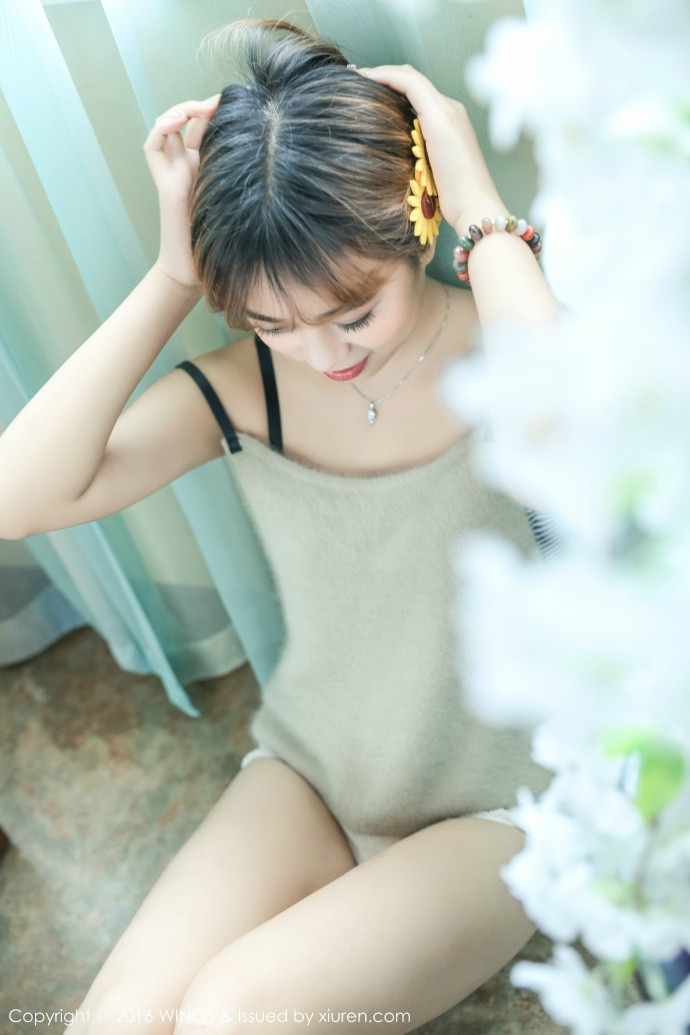 WINGS主播美女柠檬vivi清纯写真