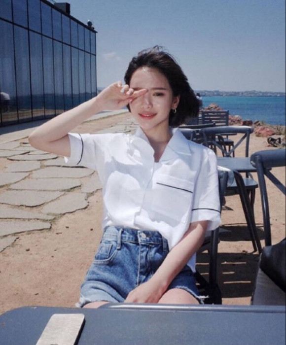 网络美女girlface灿烂的笑容阳光写真