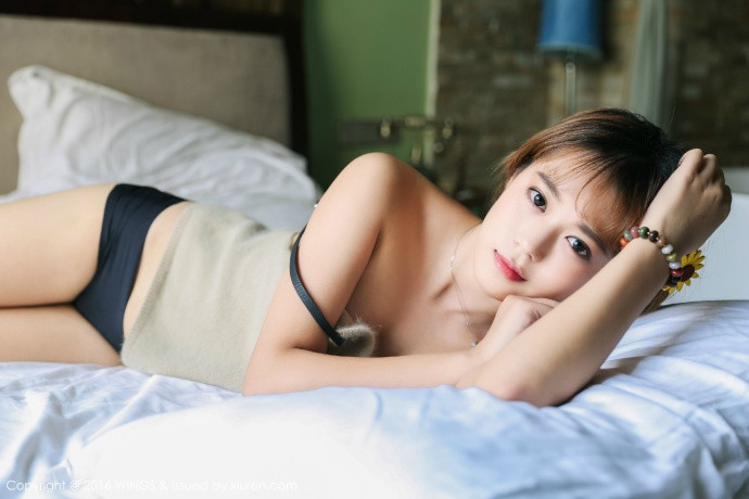 WINGS主播美女柠檬vivi清纯写真