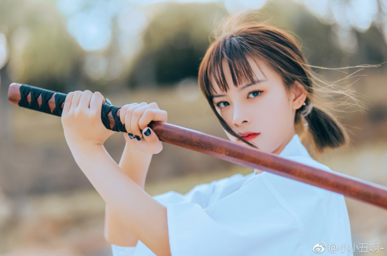 江西清纯美女邹欣怡Abby武道服侠客写真