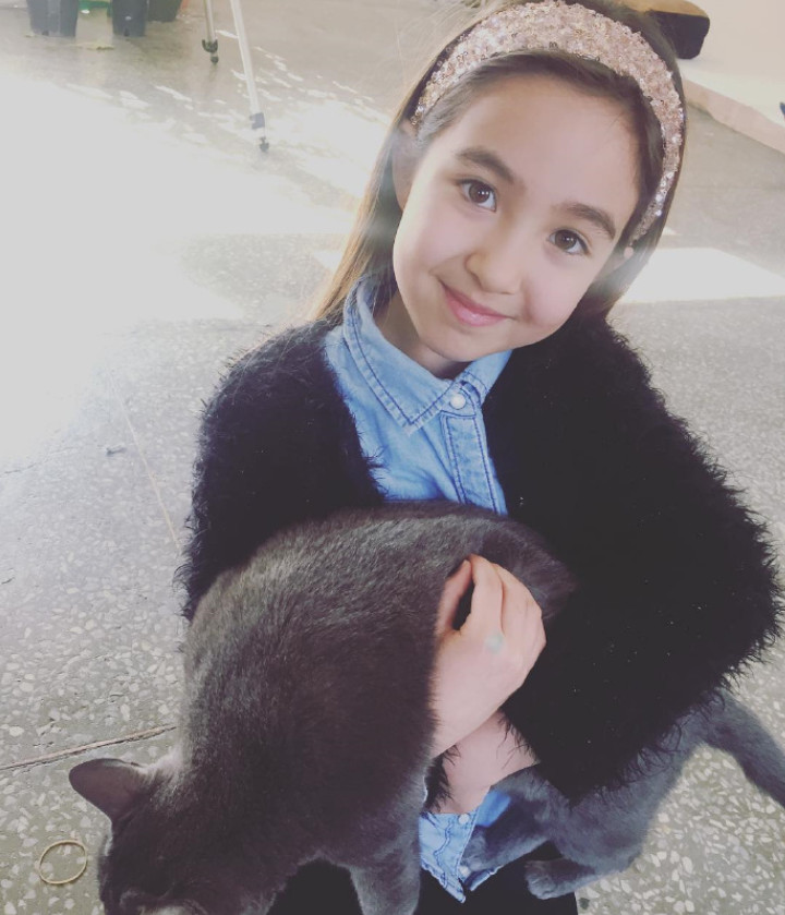 7岁可爱意韩混血儿小萝莉Zoe Giuman唯美图片