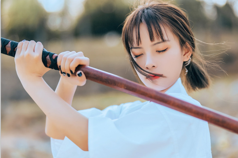 江西清纯美女邹欣怡Abby武道服侠客写真